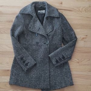 Women Guess Herringbone Jacket